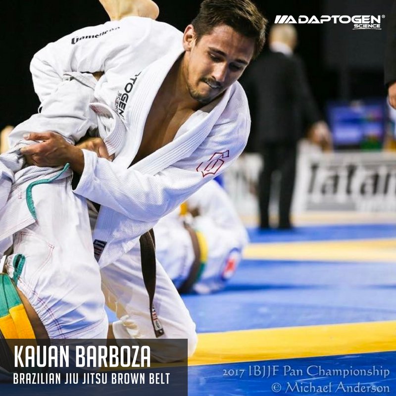 AdaptogenSci's tweet photo. Support for our #teamadaptogen athlete Kauan Barboza, a Brazilian Jiu Jitsu brown belt at the #IBJJFWorlds2017 ! #strivingforgold https://t.co/lTNc6P0lGo