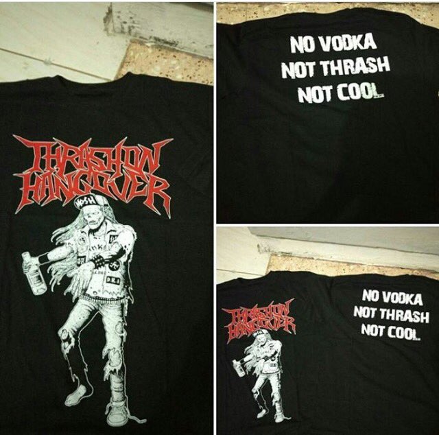telah tersedia tees dari thrash on hangover utk info dan pemesanan hub 082257527343 atau cek ig @thrashonhangover166