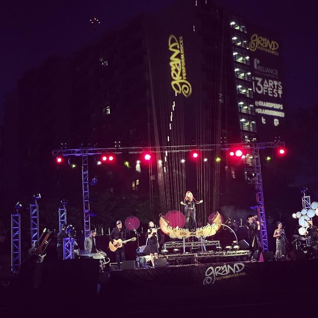 Momentumsteam's tweet photo. Had a great time at the summer 2017 kickoff! @theearthharp @grandperfs @i3artsfest #williamclose #earthharp #DTLA … https://t.co/YssGWY6WyU https://t.co/RX12DhFCFc
