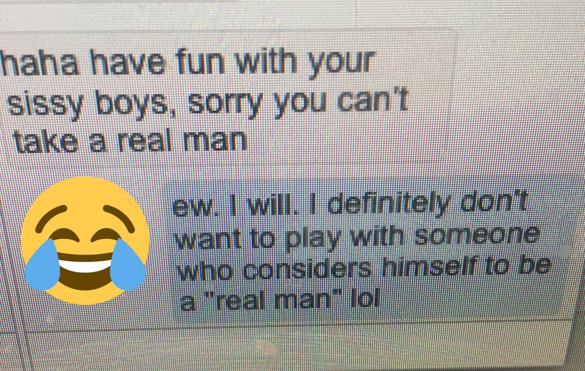 DommeTomorrow's tweet photo. Too vanilla,
w/ a laughable #homewrecker fetish.
Wants to pretend he's a "real man" & too good for his wife.
#boybye #fuckboi #trueloser https://t.co/jnYjniKkuS