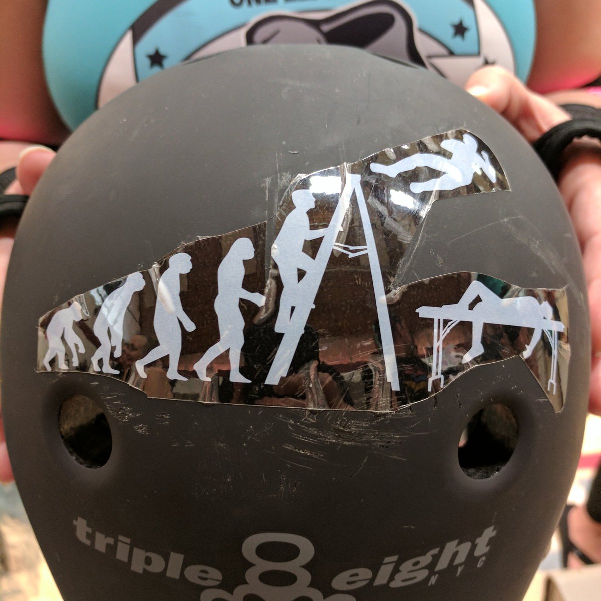 FinlDustination's tweet photo. Mandy Savage @Sgf_Amber ready to fuck people up. #azrg #rollerderby #wrestling https://t.co/18mK0Eenkm