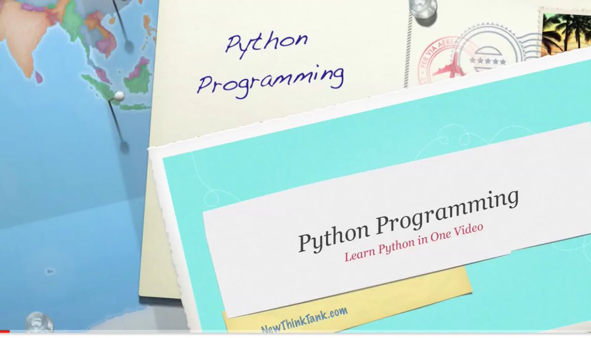 A9_4's tweet image. متحير وين تبدأ بالبرمجة وكيف؟ 😕
لست الوحيد!
تعلم أساسيات Python السهلة وفي مقطع يوتيوب واحد ب ٤٠ دقيقة ومجانا 😍!
youtu.be/N4mEzFDjqtA