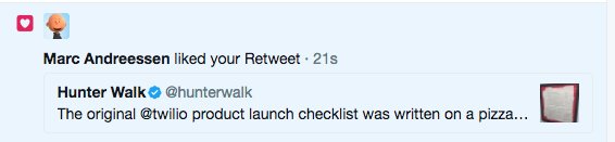 Marc andreessen liked my tweet!