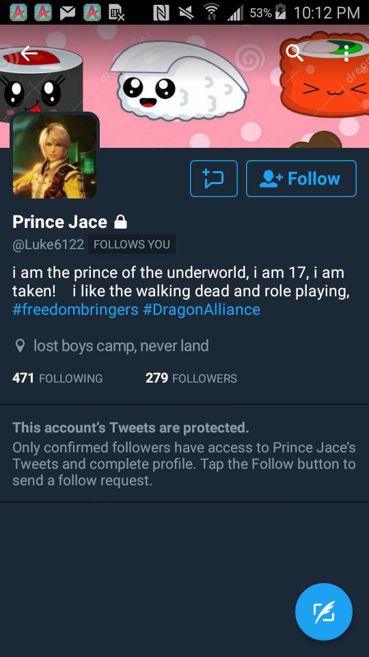 DarkSabris's tweet photo. No one add this person hes a viciouse s.o.b that cares only to cause drama and hurt others to ge what he wants.dont follow he wil hurt u https://t.co/Mn7dvEhFIr