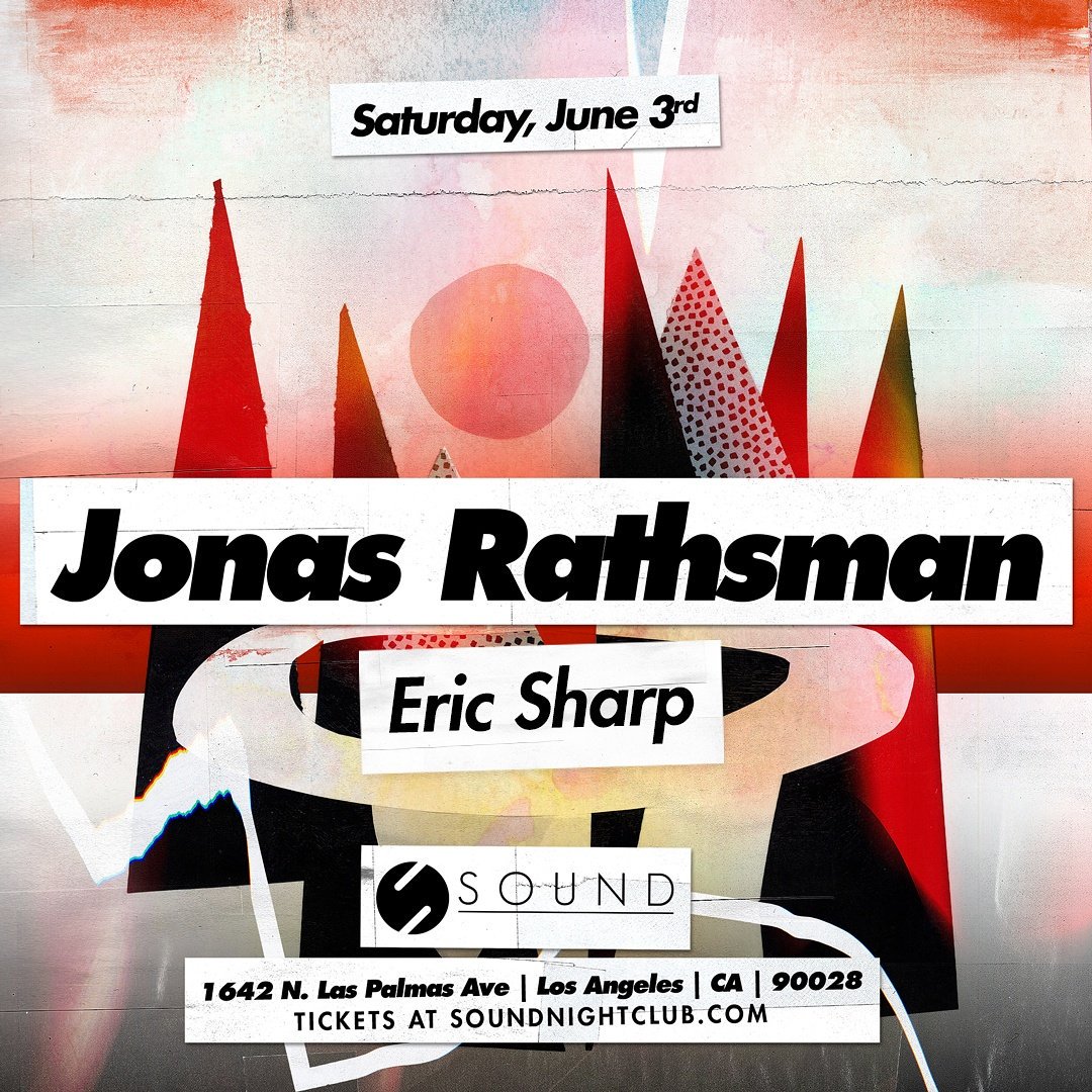 ericsharpmusic's tweet photo. Don't sleep on 2nite LA, couldn't be more thrilled to dj w @jonasrathsman at @Sound_Nightclub @thisisframework https://t.co/MsCukSWYoR