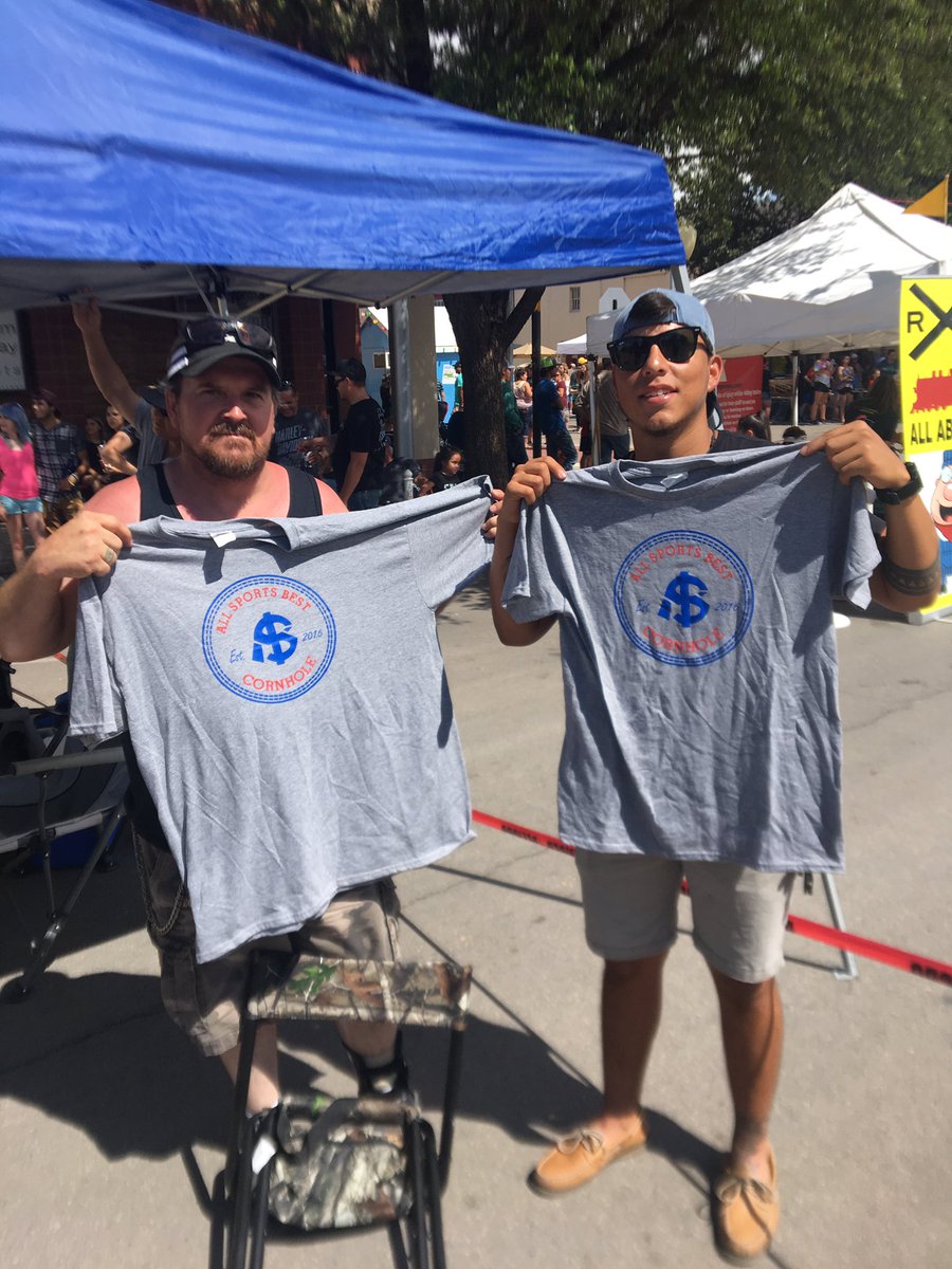 AllSportsBest's tweet photo. Here are our Cornhole winners! We had a great turnout and will be looking to host another in a month! Big thanks everyone! #ASB #Cavernfest https://t.co/rVVLeYFpD0