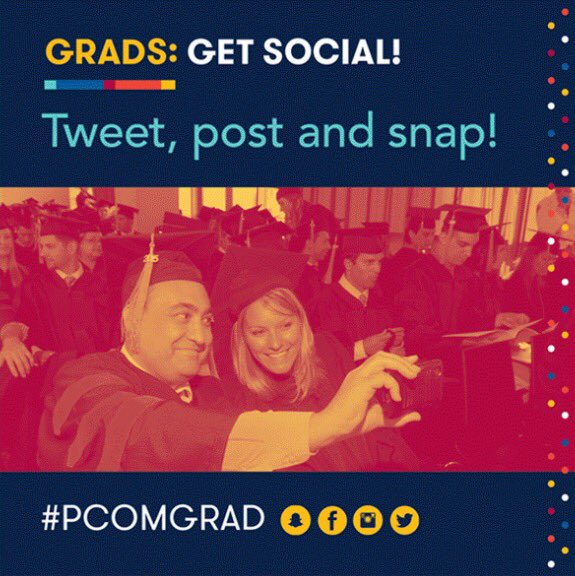 PCOM_SGA's tweet photo. Congratulations to the our DO Class of 2017!🎓💉💊 
Remember to use #PCOMgrad when sharing your graduation pictures! https://t.co/h0wU1WLZjV