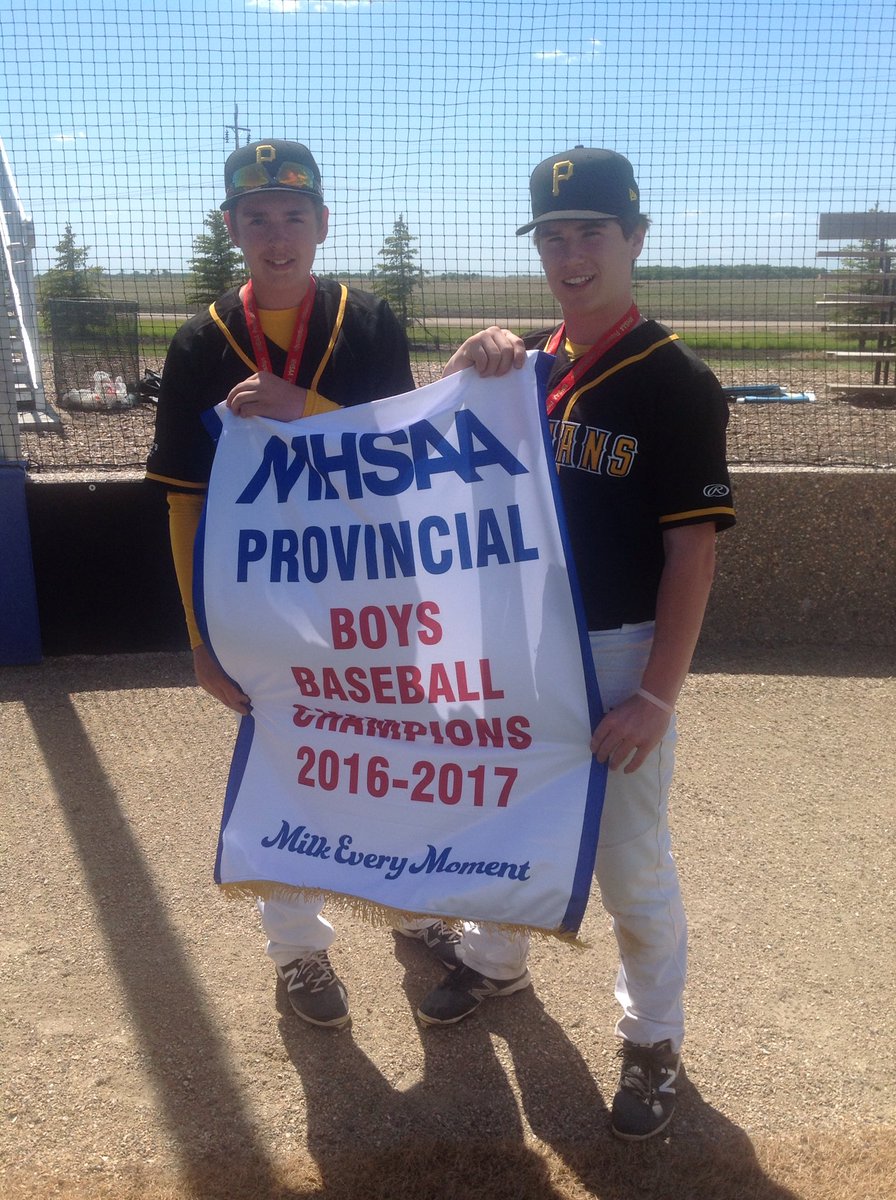 CPBantamAAACaps's tweet image. Congrats to Caps Kyle van Deynze &amp;amp; @KianCalder05 on winning the MHSAA Provincial Baseball Championship #CPPride