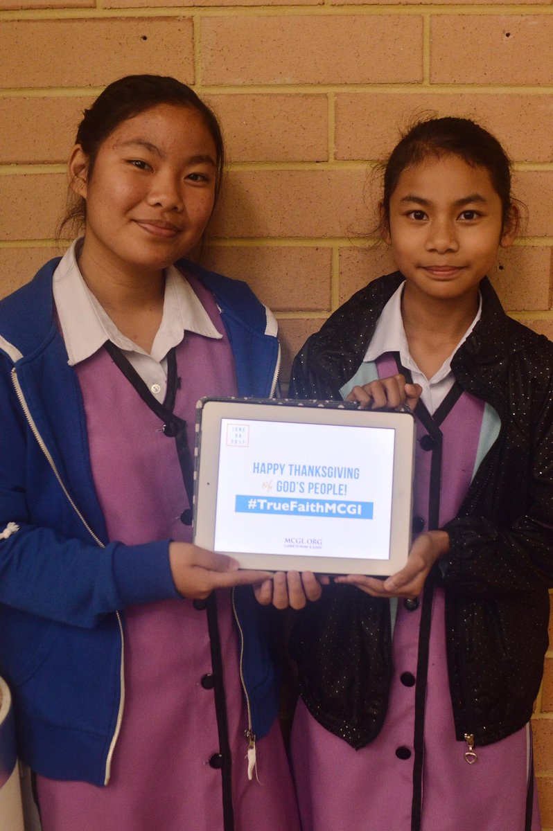 Kapatweets_Intl's tweet photo. Our Kapatweets from Perth, Australia greet us a Happy Thanksgiving!

#TrueFaithMCGI https://t.co/EGb7UBRSq4
