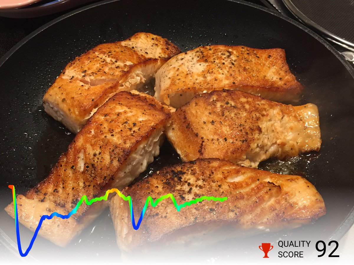 Pantelligent's tweet photo. Simple Salmon cooked with a smartphone-connected smart frying pan! https://t.co/vqVX7fCC7R #MadeWithPantelligent https://t.co/5jdTeVBaYU