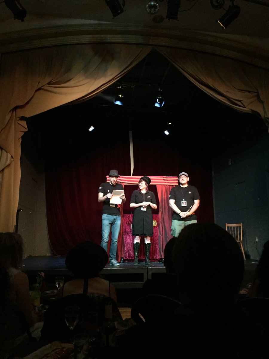 CdnShieldCarla's tweet photo. At the @artesianon13th#IPUF #puppetslam #cabaret to start an evening of #grotesque world & #grandiose! #yqrarts #yqr #puppetunderground https://t.co/0vkp6g9nP2