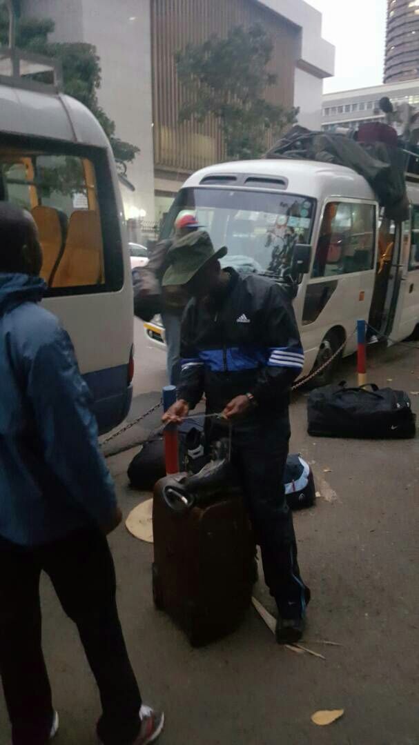 CBKKenya's tweet photo. CBK staff prepare to leave for #KilimanjaroChallenge
#CBKGiveBack #RoofofAfrica #ClimbforKizito https://t.co/rCFZ7QS8KV