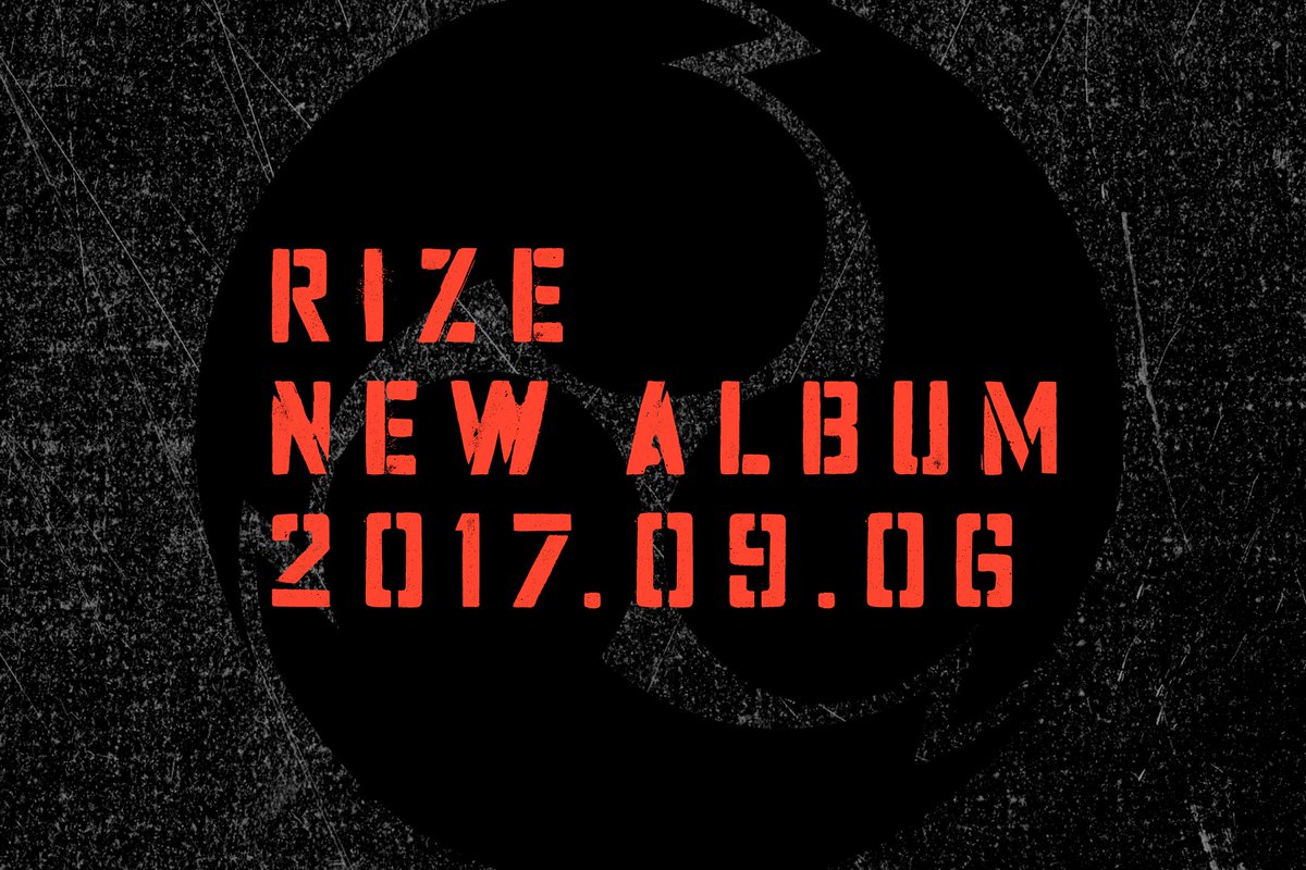 RIZE NEW ALBUM】 約7年ぶりのフルアルバム「THUNDERBOLT～帰ってきた