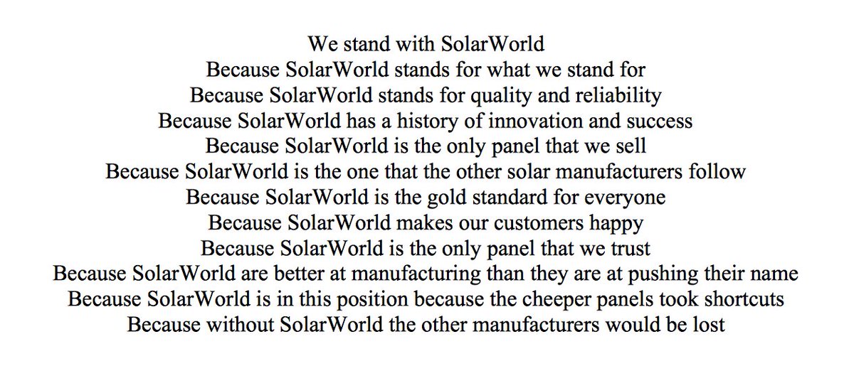 energyindep's tweet photo. #StandWithSolarWorld https://t.co/cakmKVaX8B