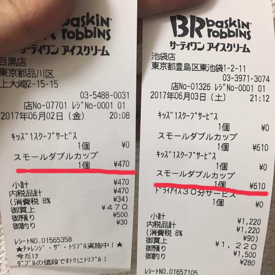 値段 サーティワン