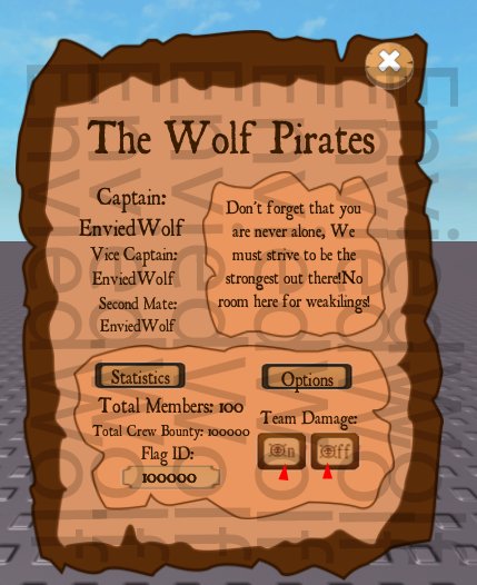 Enviedwolf On Twitter Here S A Crew Gui I Made For One Piece - one piece pirate flag roblox