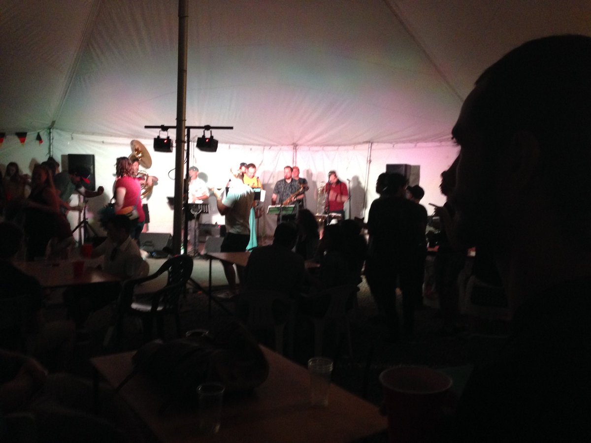 Oompah jazz at the German Pavilion #mosaic2017