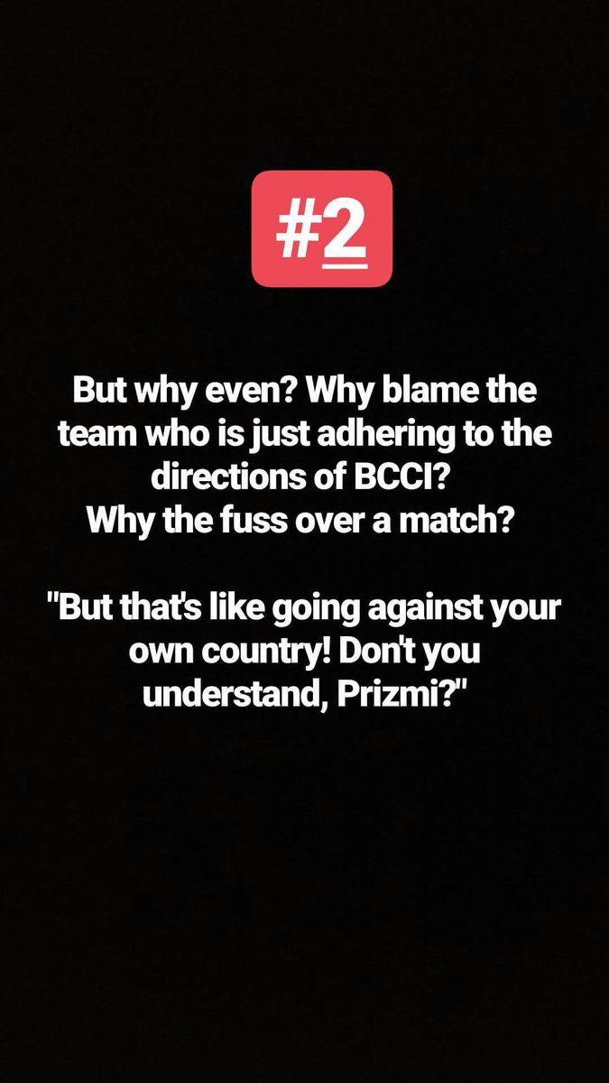 TripathiPrizmi's tweet photo. This is why it shouldn't matter! Part 1.
#INDvPAK #WhyPlayPak #BoycottPakMatch https://t.co/5P0CKRP8MI