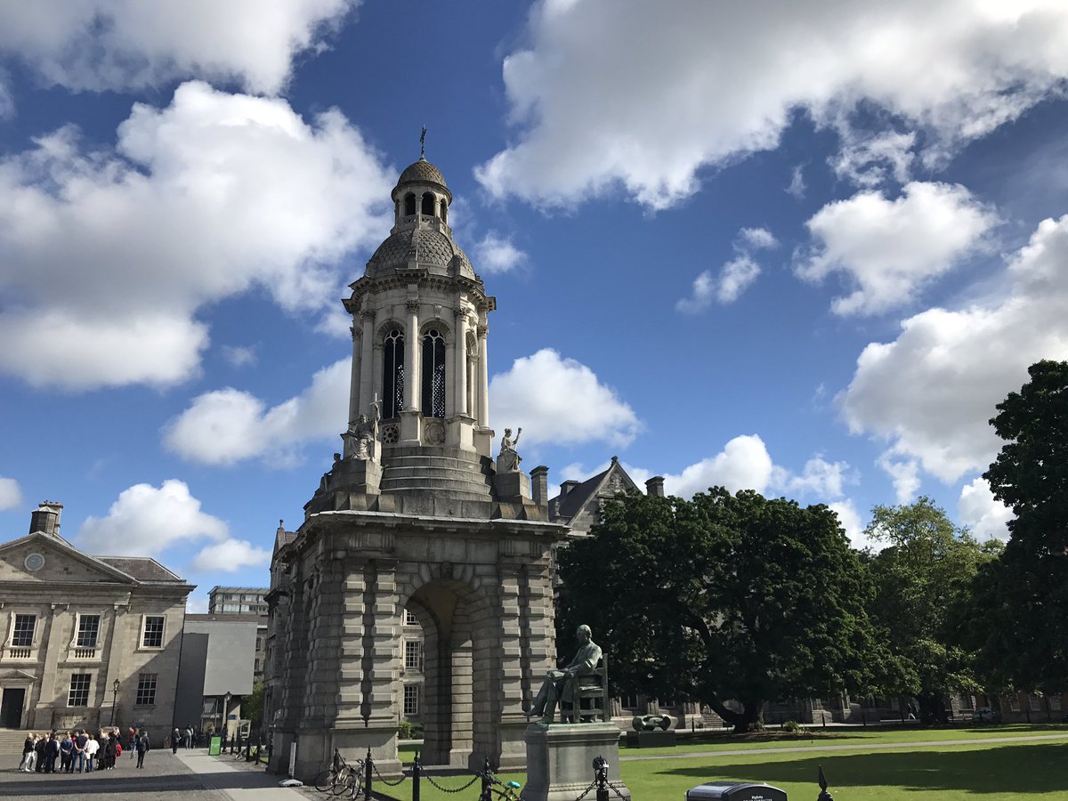PhilippSacherow's tweet photo. A friendly Good Morning from @VisitDublin and the @Trinity_U :)
#Dublin #ireland https://t.co/CEc068tHW7