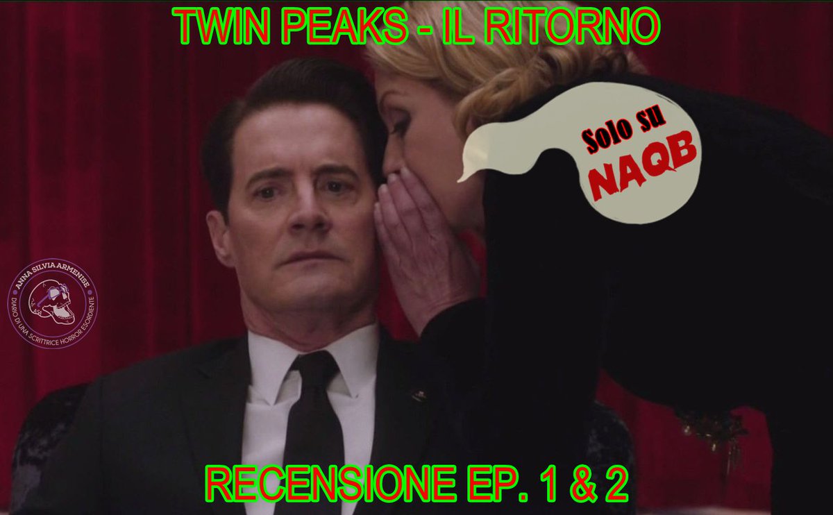 AS_Armenise's tweet photo. Ritorno a #TwinPeaks:episodio 1 e 2 della terza stagione https://t.co/gMBKqtpSCX #TwinPeaks2017 @SHO_TwinPeaks @Kyle_MacLachlan @AS_Armenise https://t.co/pErFt2DdnN