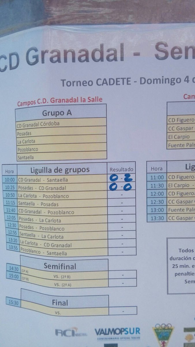 Ya los primeros partidos disputados en <a href="/cdgranadal/">CD Granadal Figueroa</a> #DeporteSolidario  <a href="/Acpacys/">Acpacys</a> <a href="/LGSeedsES/">LG Seeds España</a> <a href="/dipucordoba/">Diputación de Córdoba</a>