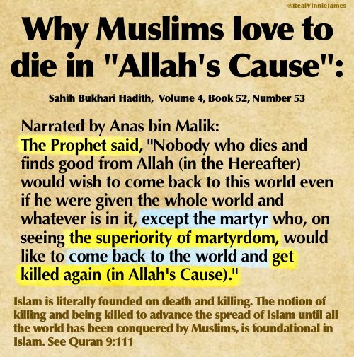 RealVinnieJames's tweet photo. Folks, the #LondonAttacks were NOT carried out by people who were "radicalized." They were carried out by people who can read and obey. -VJ https://t.co/23rUHWRuaA