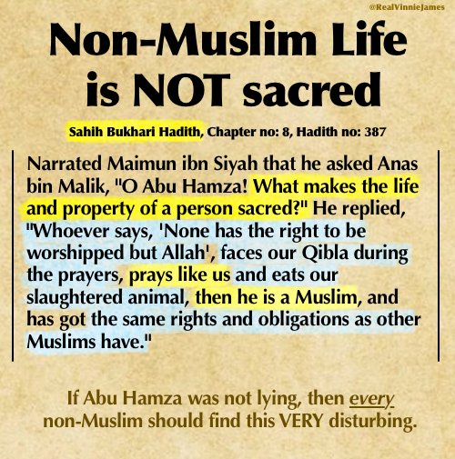 RealVinnieJames's tweet photo. Folks, the #LondonAttacks were NOT carried out by people who were "radicalized." They were carried out by people who can read and obey. -VJ https://t.co/23rUHWRuaA