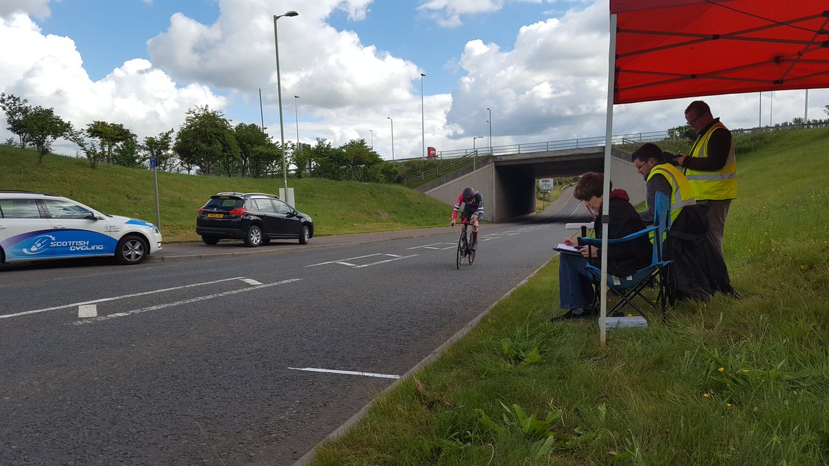 ScottishCycling's tweet photo. The weather is holding up for the finishers so far at the National 25! #SCNatChamps https://t.co/l4t8U0kXnN
