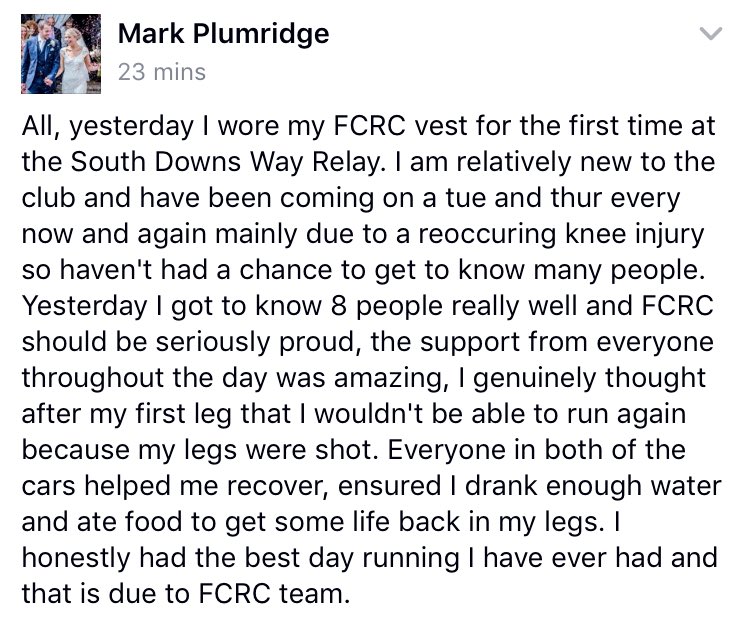 farehamrunning's tweet photo. ❤️this.
Well done Mark & team #TeamCrusaders #SDW #SDWrelay #ukrunchat @UKRunChat @mikejgilmour @Robrunner62 @JamesYeardley #RunningFamily https://t.co/Lm0OwZ4sxt