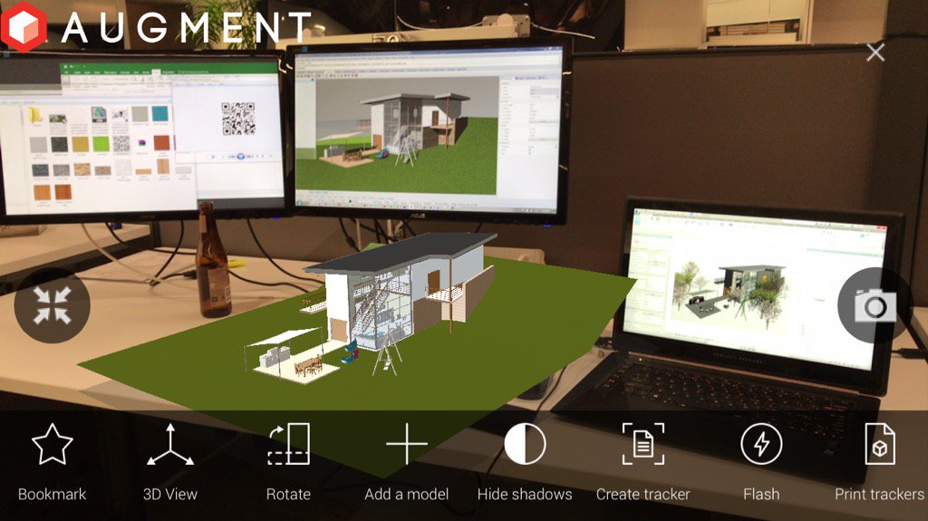 This <a href="/AutodeskRevit/">Autodesk Revit</a> sample house brings back memories! Revit to Rhino to <a href="/Augment_EDU/">Augment Education</a> by UniSyd students.