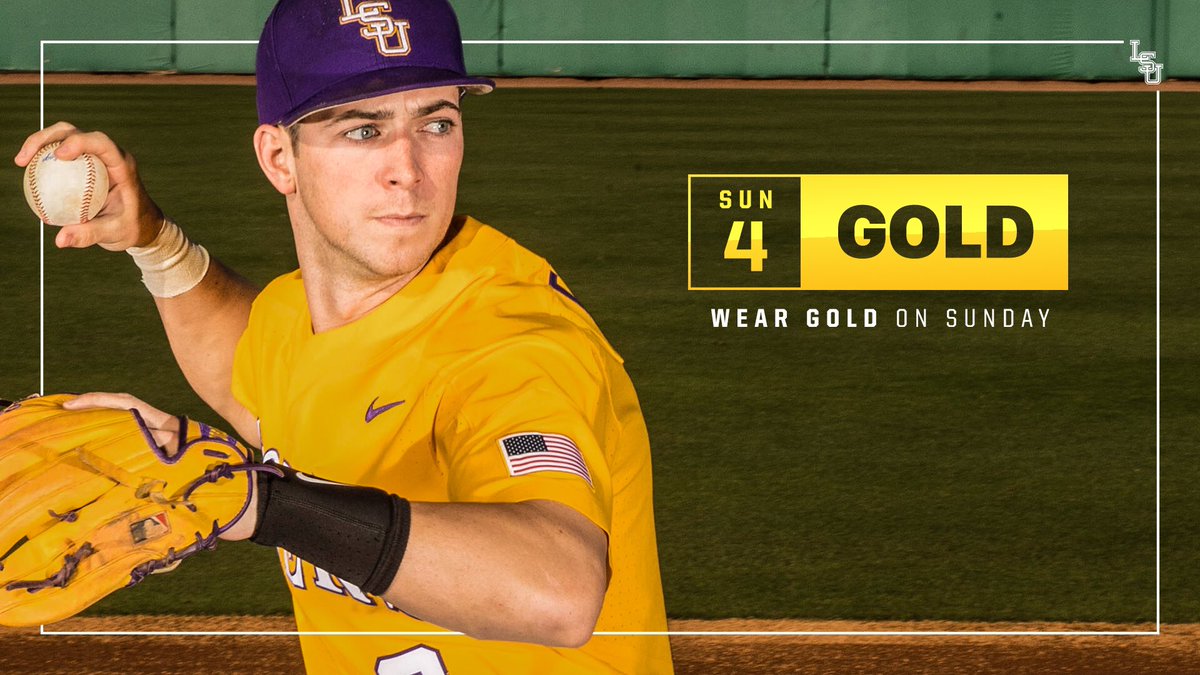 Today is Championship Sunday, and on Sundays we wear Championship Gold. The Tigers play at 8 p.m., and we want to see The Box painted gold!