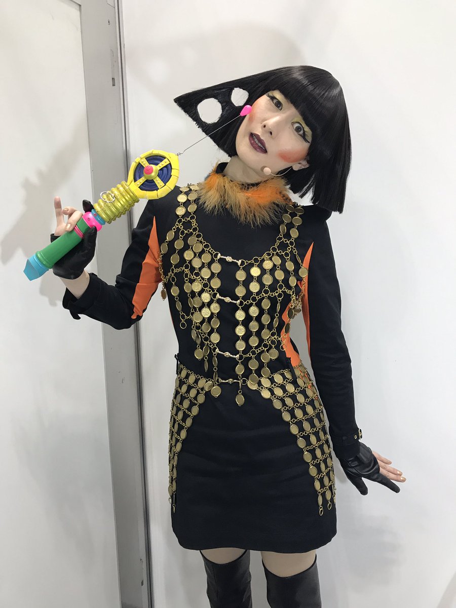 アイドル 戦士 ミラクルちゅーんず イベント おもちゃショーの会場をネガティブ化させてみせれば 魔王様も喜んでくれるはずだわー 世界を我らの手に 根地替登場 どっくんどくどく おもちゃショー タカラトミー ステージ 鳥居みゆき 15時