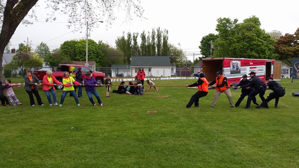 SsidePolice's tweet photo. So our tug of war skills need some  work, but what a great time at the Sside Relay for Life! @CancerSocietyPE https://t.co/JHbTCWwDOF