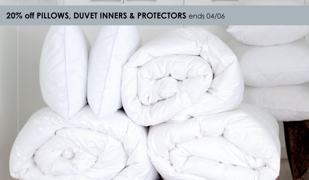 LAST DAY today ... shop in-store at Loads of Living to get 20% off inners, pillows &amp; protectors. T&amp;C's apply. #loadsofliving #loadsofluxury