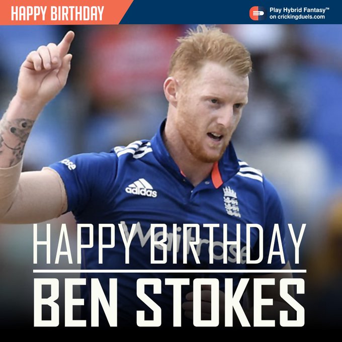 Ben Stokes's Birthday Celebration | HappyBday.to