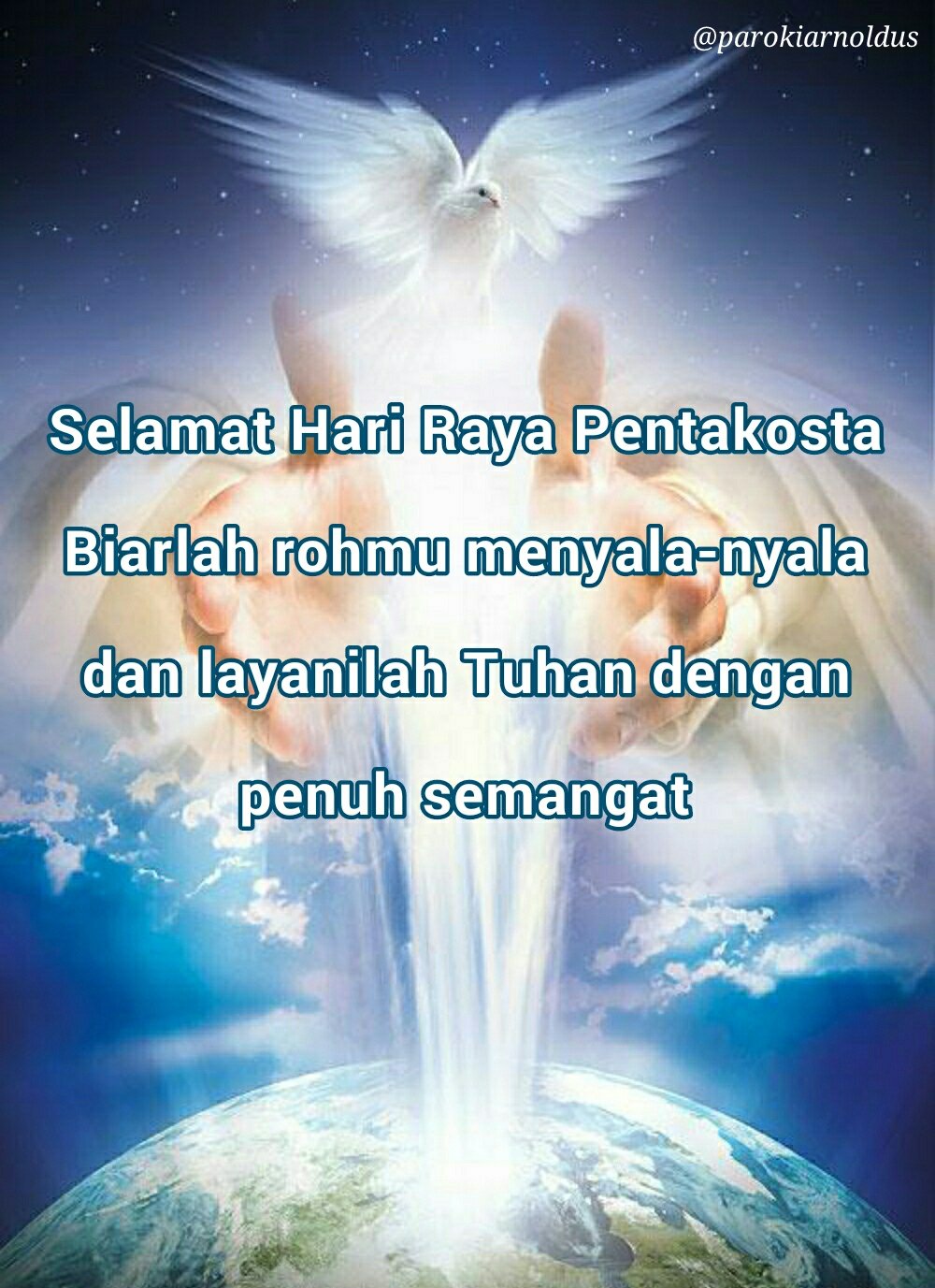 Paroki Arnoldus  Selamat Hari Raya Pentakosta