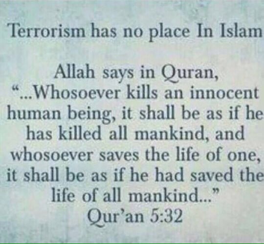 Listen world! Read a holy quran if you can't then just read this!!

(islam is the religion of peace)
#LondonBridge