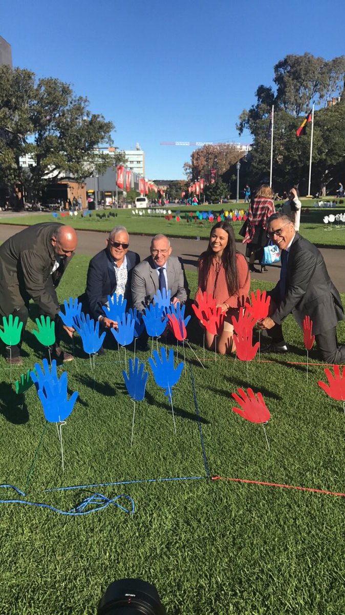 SHoustonUSyd's tweet photo. @Sydney_Uni VC Healing Foundation CEO, Healing Our Spirit Worldwide Council member, Simone a DVM student &amp; me during reconciliation week 17 https://t.co/uG2eLOcjvm