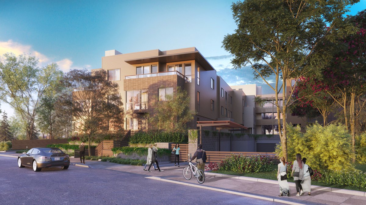 oneimprint's tweet photo. Our recently completed #multifamilyhomes #rendering in #MountainView, #CA by #BDEArchitecture https://t.co/SSM9ig15OI