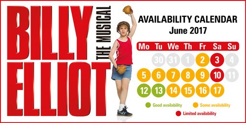 Still not got your <a href="/BillyElliotUK/">Billy Elliot</a> tickets? No fear, here's the latest seat availability for the last performances in the UK 👍