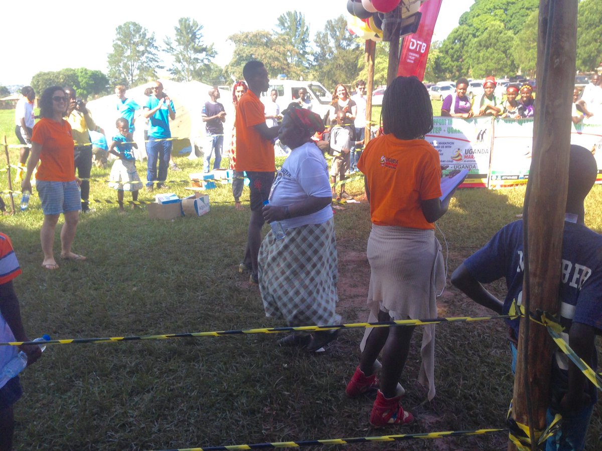"Jajja" just crossed the finish line. This race is for all! #UgandaMarathon2017