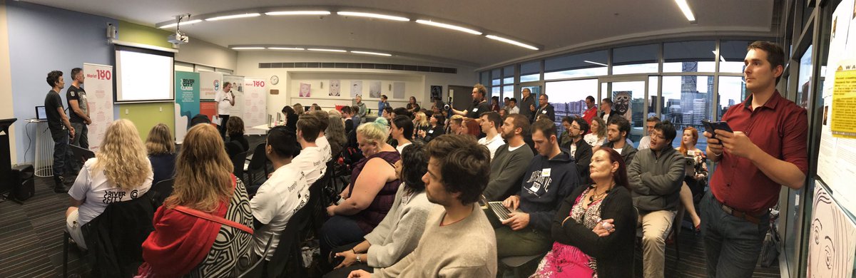 tim_and_erson's tweet photo. Pitches in full flight @HomelessHack17 #homelessHack17 https://t.co/AvmwSrTi2q