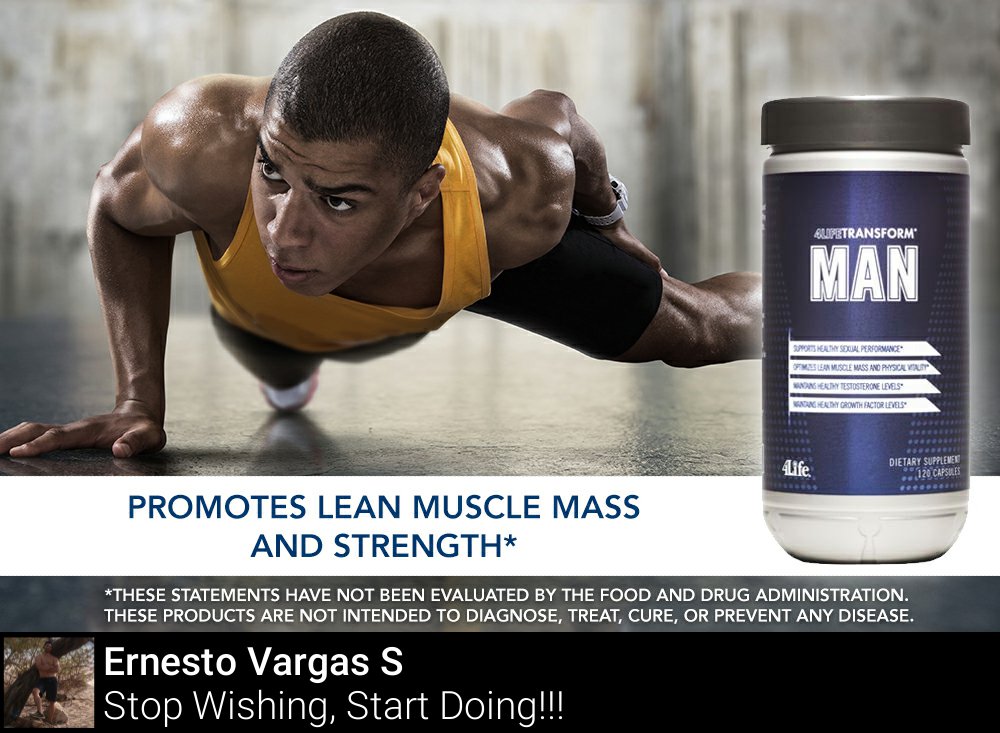 ernestv24's tweet photo. 4LifeTransform Man is the total solution for every man’s journey to enjoy a more powerful body and rewarding life!* https://t.co/JTiaKm4whV