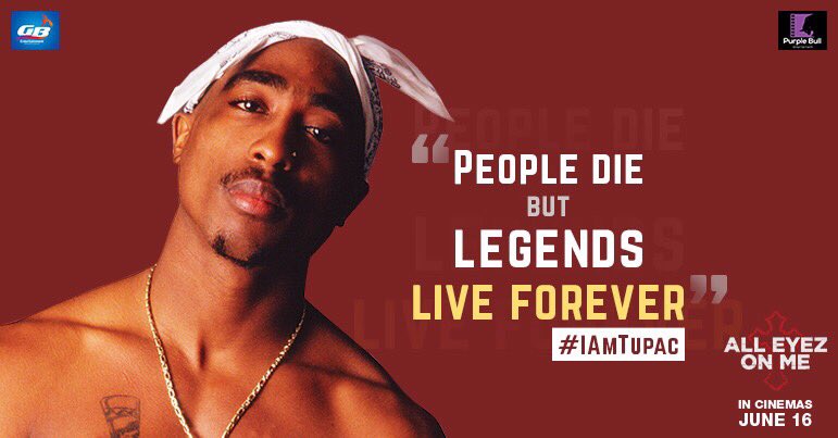 GakhalBrothers's tweet image. Some people live forever! #TupacShakur #IAmTupac
Watch @alleyezmovie in cinemas June 16. #AllEyezOnMe