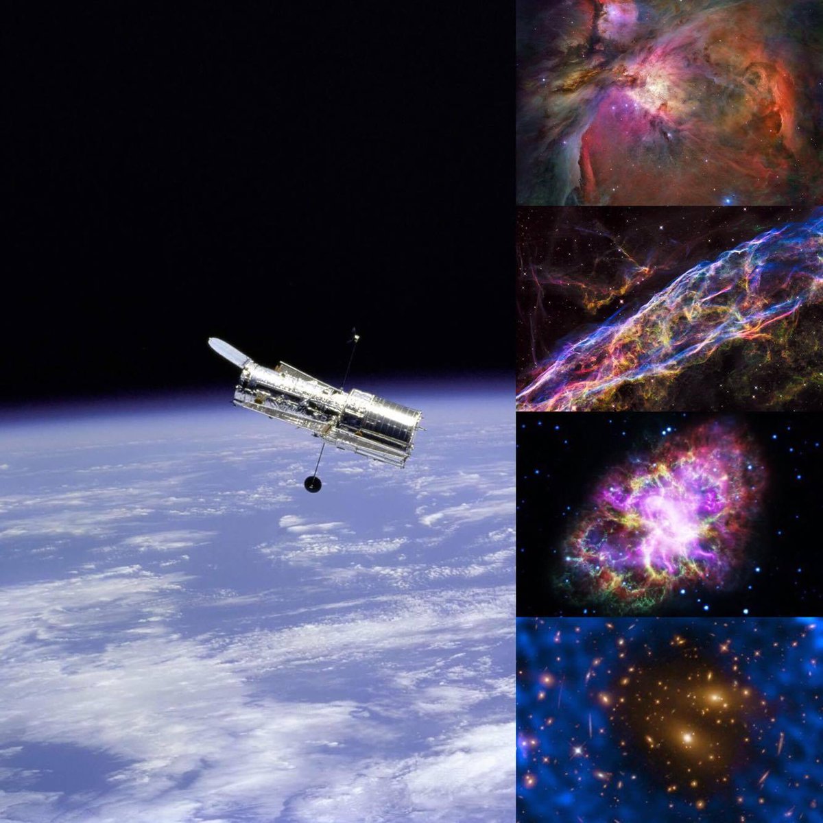 #UzayGerçekleri: #Hubble #Uzay Teleskobu, ilk kez kullanılmaya başlandığı 1990'dan beri 1.3 milyondan fazla #gözlem gerçekleştirdi. #NASA