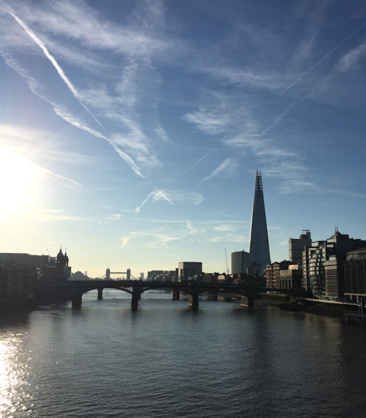 London, our beautiful city. I took this photo a while ago on a winter's morning of this beautiful city. Love will always conquer evil.