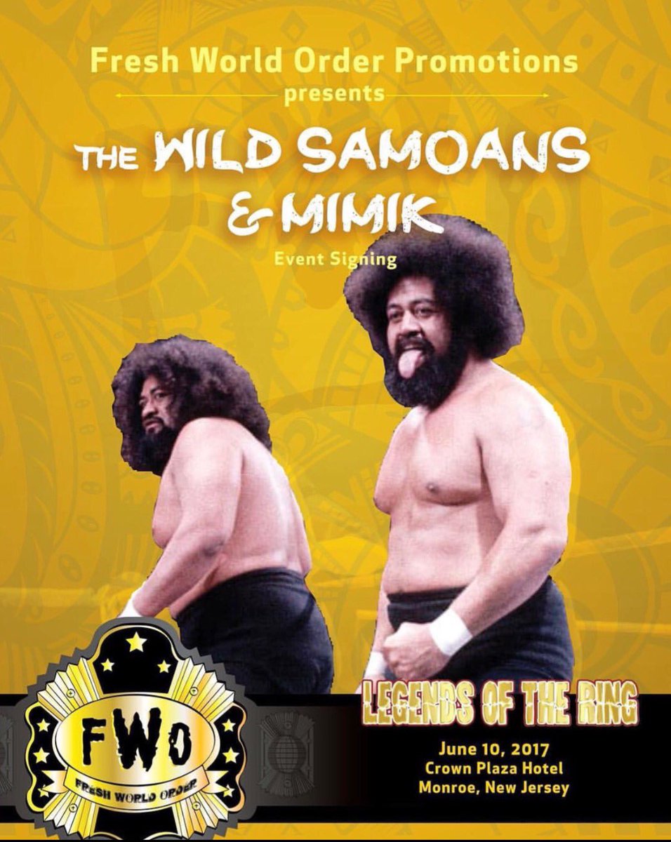 mimiksanjuro's tweet photo. Recognize June 10, 2017 #SamoanDynasty #LegendsOfTheRing #FreshCollective @TheREALRIKISHI @greatsamu @lanceanoai @LEGENDSNJJAMES https://t.co/XGmnakJYnX