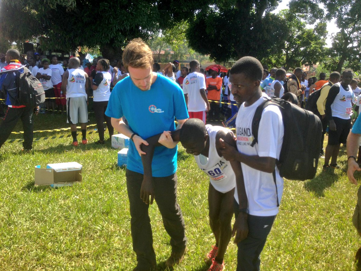The winner of the 42KM race is here! #UgandaMarathon2017