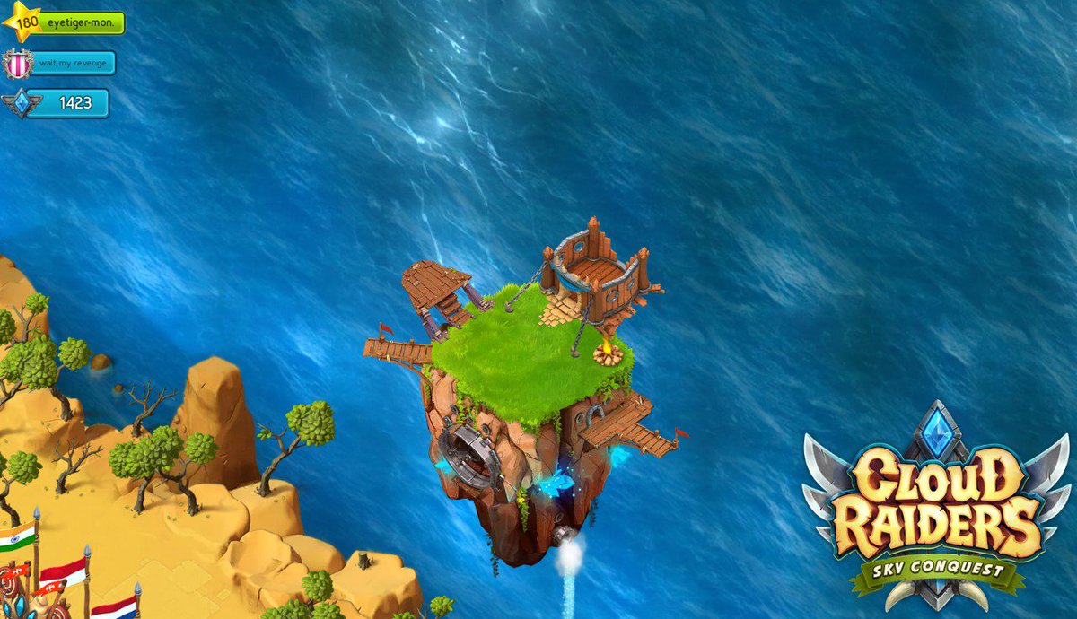 EyeAlbert's tweet photo. You would be mad to try and raid my #CloudRaiders base! Search me by my name - eyetiger-mon. https://t.co/SvVKppAmx2 https://t.co/HB1TEOGOg5