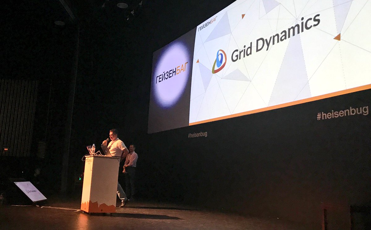 HeisenbugConf's tweet image. Слово спонсорам #heisenbug : #griddynamics #sbertech #tinkoff #tsystems